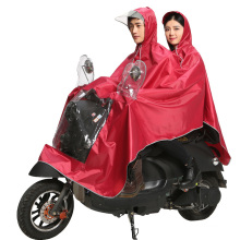 Adult Double Motorcycle Bike Rain Poncho Waterproof Customized Bicycle Poncho